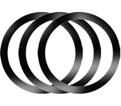 Universal Stainless Steel Metal Plate Ring for Magsafe Wireless Charger Back Sticker Mobile Phone Iron Sheet  for iPhone Xiaomi