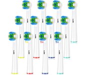 4/8/12pcs Floss Toothbrush Head for Oral B Pro 1000 Genius Smart Series, Replacement Brush Heads Compatible with Braun Oral b