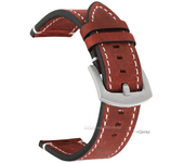 18 24 20mm 22mm Leather Strap for Samsung Galaxy Watch 7/6/5/4 40 44mm Vintage Bracelet for Xiaomi for Redmi Watch 3 Lite/Active
