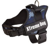 Arquivet Arnés Xtreme Dog Camuflaje Azul para Perros Grandes Xxl/83-117cm