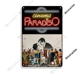 Movie Retro Poster Nuovo Cinema Paradiso Vintage Metal Sign Decorative Sign Home Bar Wall Plate Industrial Decor Metal Plaque