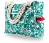 Beach Bags Women 2025 Waterproof Summer 16.5 Inch Large Capacity Striped Shoulder Bag Tote Handbag Shopping Shoulder Bags