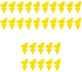 10-30PCS Strong Yellow Sticky Fly Traps Dual-Sided Waterproof Fruit Fly Traps Bugs Sticky Board Pest Traps Bugs Pest for Garden