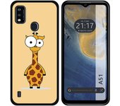Funda Silicona para ZTE Blade A51 diseño Jirafa Dibujos