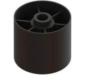 Pata plastico tika d44 h40 negro