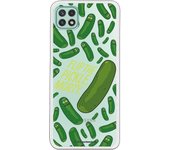 Funda original compatible con Samsung Galaxy A22 5G - Rick y Morty Flip, Morty