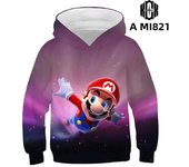Super Mario Game 3D Printing Boys Hoodies Autumn Hooded Sweatshirt For Boys Kids Clothes Long Sleeve Pullover Tops Kids Coats