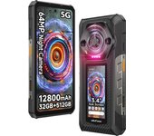 Ulefone Armor 30 Pro 5G teléfono móvil 6,9 Pulgadas teléfono Inteligente 32GB+512GB/2TB 12800mAh Android 14 Wi-Fi 6E/NFC/GPS