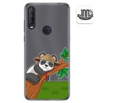 Tumundosmartphone Funda Gel Transparente para Alcatel 1S 2020 / 3L 2020 diseño Panda Dibujos