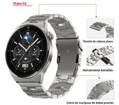 22mm Quick Fit Titanium Metal Band for Huawei GT2 GT3 3 Pro Luxury Business Bracelet for Samsung Galaxy Watch 46mm Gear S3 Strap