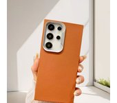 S 24 23 22 21 Luxury Leather Texture Case For Samsung Galaxy S24 S23 S22 S21 Fe Plus Ultra 5G Soft Back Cover S24fe S23fe