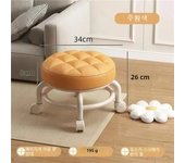 Low Stool Household Silent Shoe Changing Stools Portable Low Stool Outdoors with Pulley Waterproof and Durable Children's Chair