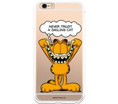 Funda original compatible con iPhone 6 Plus o 6S Plus con un diseño de Garfield Never Trust a Cat