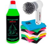 Nicegreen Ultra: pack con cepillo eléctrico, 10 bayetas y difusor