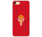 Funda original compatible con iPhone 7 - Sporting Trama Roja - TPU MATE