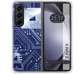 Funda Silicona para Samsung Galaxy Z Fold 5 5G diseño Circuito Dibujos