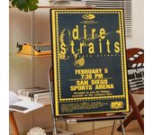 D-Dire S-Straits Singer Band Self-adhesive Art Poster Whitepaper Prints Posters Artwork Home Decor