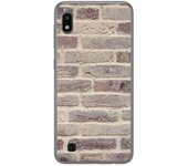 Tumundosmartphone Funda Gel Tpu para Samsung Galaxy A10 diseño Ladrillo 01 Dibujos
