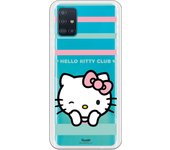 Funda original compatible con Samsung Galaxy A51 - Hello Kitty club guiño