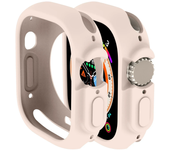 Soft Silicone Case for Apple Watch 8 Ultra 49MM 45mm Cover Protection For iWatch series 7 6 5 4 SE 40 44 41mm Bumper