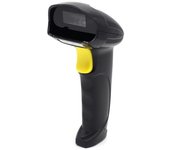 Qoltec 50853 Escáner de código de barras láser 1D | 2D | Negro