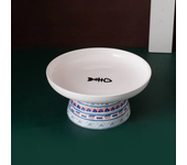Cat Ceramic Bowl Pet Bohemian Food Water Feeders Small Dogs Raised Drinking Eating Supplies