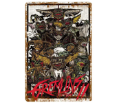 Gremlins Squirrel Movie Poster Wall Tin Sign Home Decor Vintage Art Tinplate Painting Plaque Metal Plate Signs Garage Poster