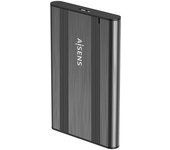 Caja externa para disco duro de 2.5' aisens ase-2526gr/ usb 3.1/ sin tornillos
