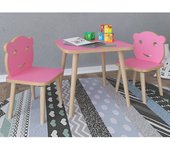 Grupo de asientos de 3 piezas habitación infantil mobiliario infantil mesa silla niños LiLuLa Grupo de asientos de 3 piezas habitación infantil mobiliario infantil mesa silla niños LiLuLa