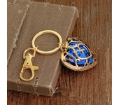 Same Style Zeldas Keychain Hollow Red and Blue Love Pendant Couple Keychain Wedding Party Birthday Gift Jewelry Decoration Acces