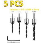 Countersink Drill Bit Set Reamer Woodworking Chamfer HSS Flute Drill Bits Chamfer Reamer for Woodworking Drill Bit Power Tools