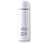 MERCHANDMANIA TERMO 500ML simbolos videojuegos consola mando famosos cierre seguridad acero inoxidable