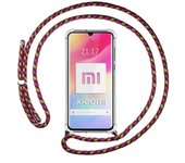 Tumundosmartphone Funda Anti-shock Xiaomi Mi Note 10 Lite con Cordón Rosa/dorado