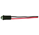 Piloto con LED intermitente de 5 mm color verde Electro Dh  12.725/5/V/BK 8430552076024