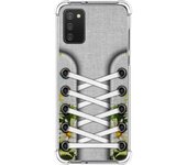 Tumundosmartphone Funda Silicona Antigolpes para Samsung Galaxy A02s diseño Zapatillas 08 Dibujos
