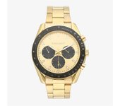 Radiant Reloj Hombre Reloj Hombre Marlon Negro Dorado Latón 5 Atm