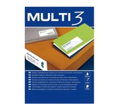 Etiquetas Adhesivas Apli Multi3/ 70 x 37mm/ 100 Hojas