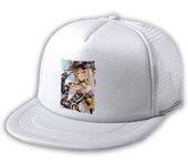MERCHANDMANIA GORRA 5 PANELES REDECILLA TRASERA fanart dama traviesa cute juego anime estilo rapero videojuego pc