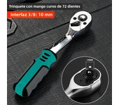 72 Teeth Drive Swivel Ratchet Wrench 1/4" 3/8" 1/2" Steel High Torque Ratchet Wrench Socket Quick Release Wide Used Hand Tools