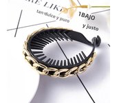 FORWOT Women Elegant Luxury Rhinestone Tassel Ponytail Hair Claws Hair Clips Barrettes Hairpin Headband Fashion Hair Accessories