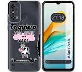 Funda Silicona para Zte Blade A53 diseño Vaca Dibujos
