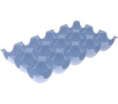 1PCS（15 Cups） Egg Tray Holder Plastic Deviled Egg Crate for Storage Container