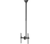 Soporte TV Techo Tooq VESA 200/300/400 156cm NEGRO - Rotación 360 Grados