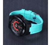 Modification Kit For Samsung Galaxy Watch 4 Classic 46mm Metal Case Rubber Bracelet For Samsung Watch 4Classic 46 Luxury Mod Kit