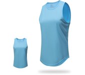 Breathable Anti-Sweat Women Sports Fitness Tank Top Cross Border Yoga Running Quick Dry Sleeveless Marathon Athletics Tank Top
