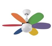 FABRILAMP Ventilador de Techo DC Alves Blanco 6 Aspas - Mantiene Tu Hogar Fresco