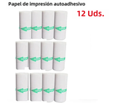 Print Camera Thermal Paper 57MM Rolls Self-adhesive Sticker Paper Photo Paper For Mini Printer Kids Instant