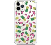 Funda compatible con iPhone 11 Pro - Patron sandias y pinas