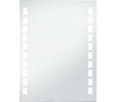 vidaXL Espejo de Pared de Baño con LED Accesorio de Maquillaje Tocador Dimensiones 50 x 60 cm, 60 x 80 cm, 60 x 100 cm