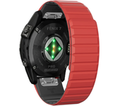 26/22mm Silicone Watch Band For Garmin Fenix 7 7X 6 6X Pro 5 5X Plus 3 HR Enduro Epix Gen 2 Smartwatch Magnetic Loop Wrist Strap
